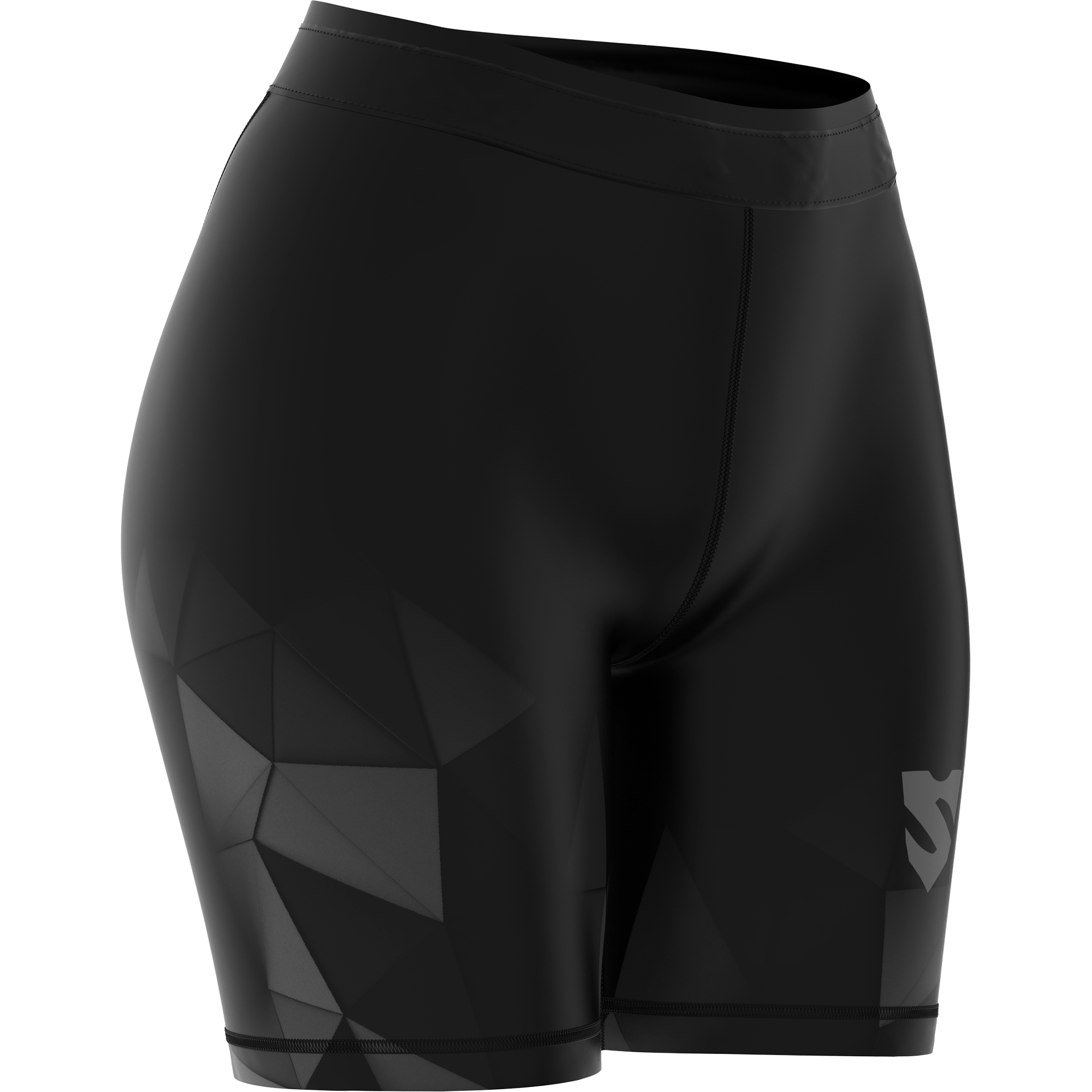 Czarne Damskie Krótkie Legginsy AURORA