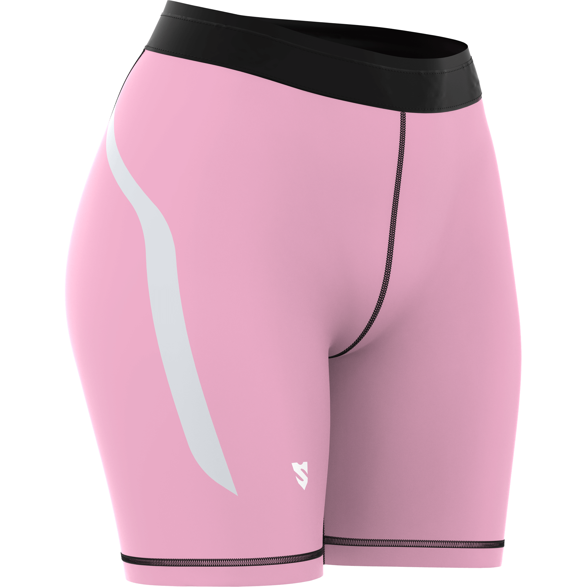 Różowe Krótkie Legginsy Damskie Do Biegania PINK PANTHERA