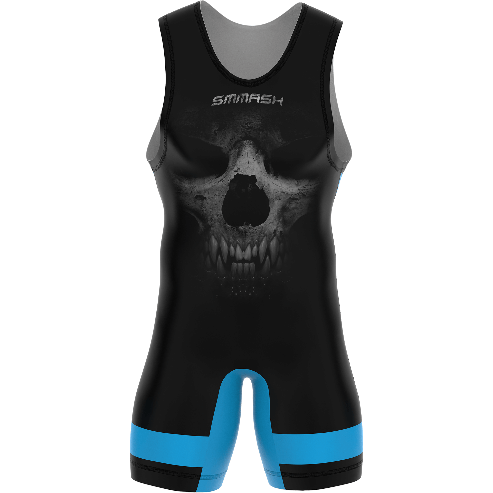 Męski Trykot Zapaśniczy Z Motywem Czaszki REAPER
